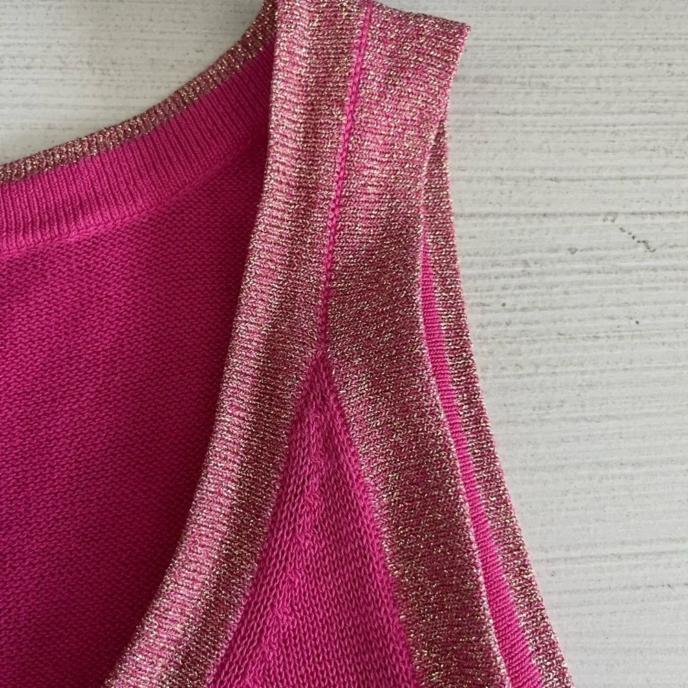 EUC Michael‎ Kors Hot Pink Sleeveless Tank Top, Medium/Large